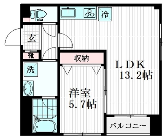 Hirundo Courtの物件間取画像